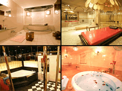 豪華絢爛なソープランドの浴室